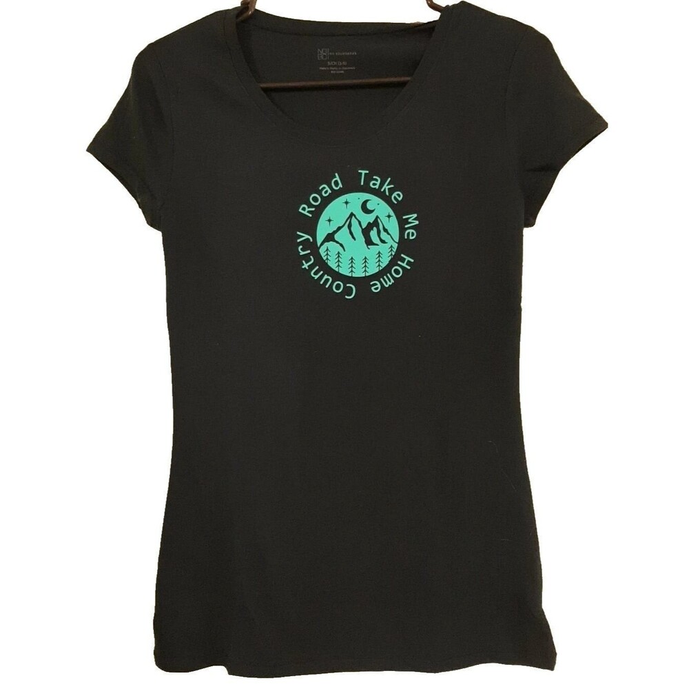 Take Me Home Country Road T-Shirt Custom Graphic Tee Women’s Small Country Music